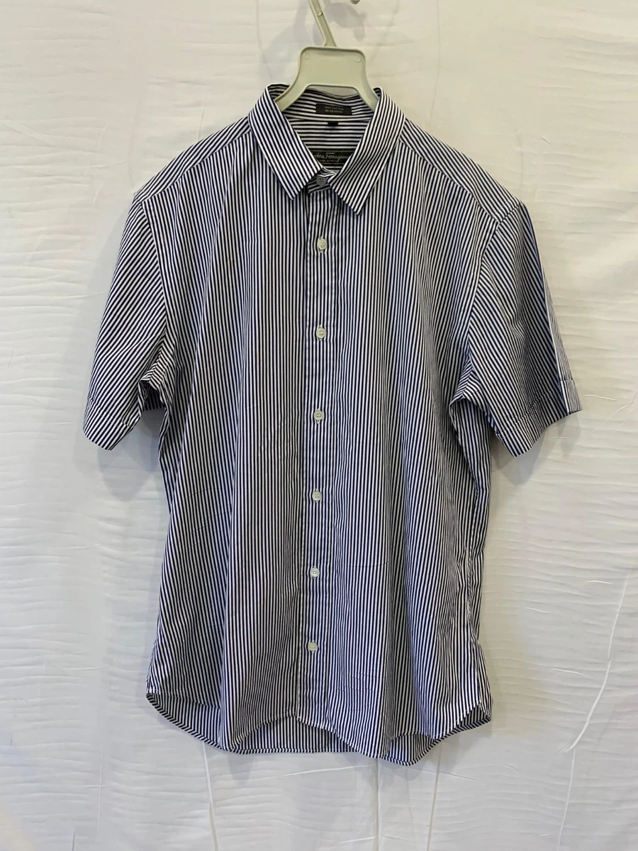 Salvatore Ferragamo Short Sleeve Casual Button-Down Shirts for Men