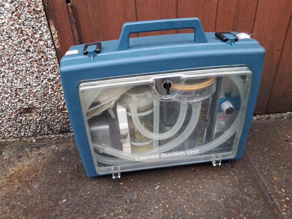 Window Suction Machine Laerdal suction unit 1980,s collectable doctors portable equipment ...