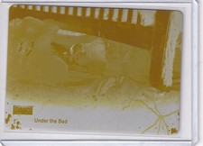 Walking Dead Season 4 Part 1 Metal Printing Plate 1-1 Yellow Under the Bed
