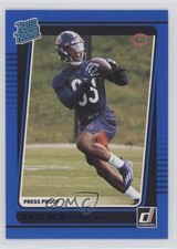 2021 Panini Donruss Rated Rookie Press Proof Blue Dazz Newsome #320 0i1i
