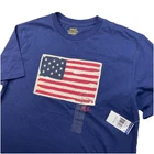 Polo Ralph Lauren T-Shirt Youth Sz L 14-16 Big Patch USA Flag Short Sleeve NWT