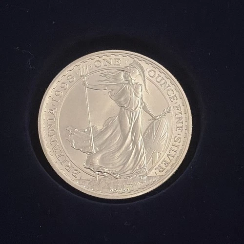 1998 Silver Britannia 1 oz — photo from the most recent tracked eBay sale