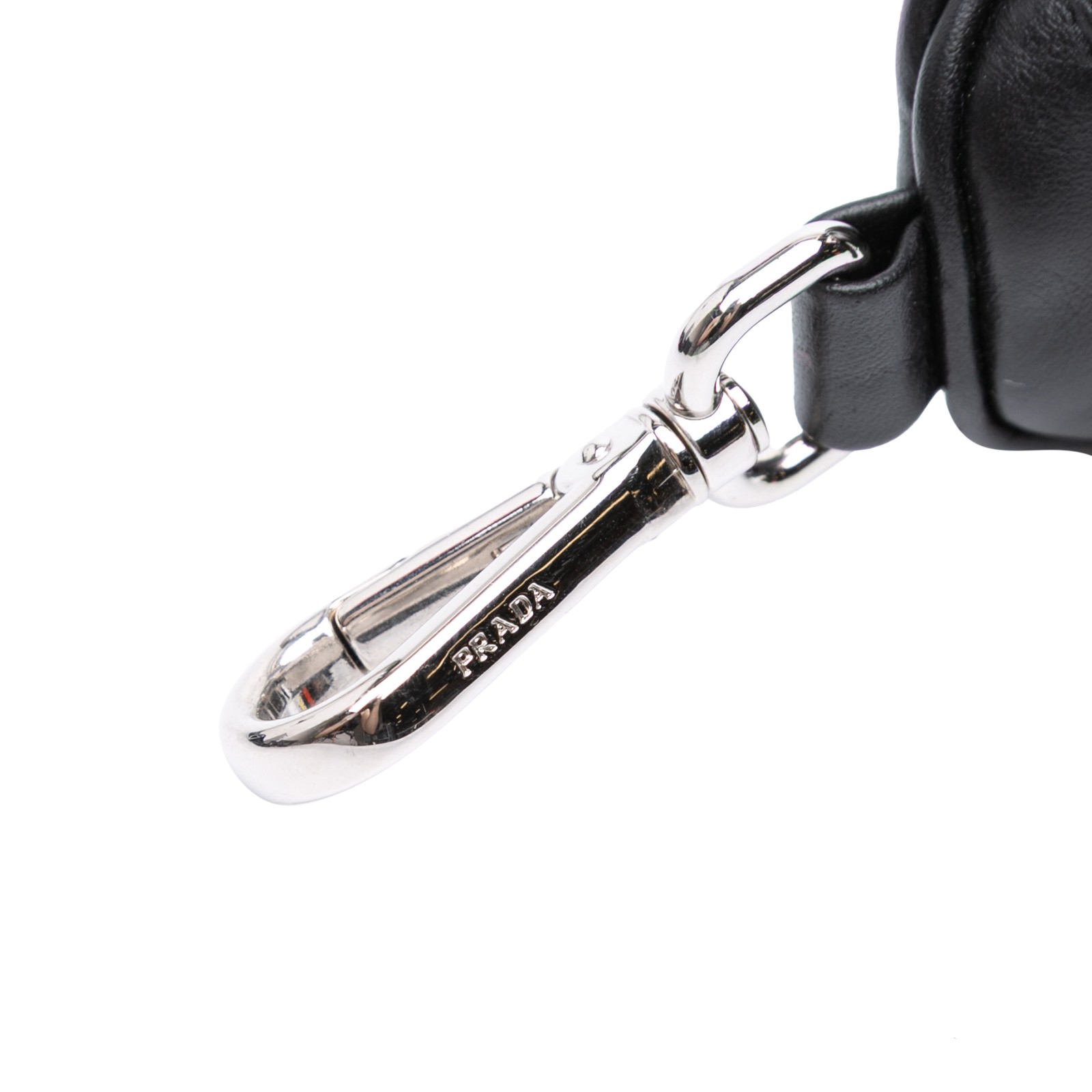 Authenticated Prada Mini Soft Nappa Triangle Pouc… - image 6