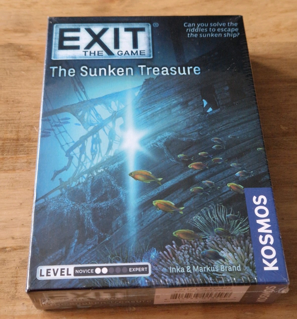 Thames & Kosmos - EXIT: The Sunken Treasure - Level: 2/5 - Unique Escape Room Game - 1-4 Players - Puzzle Solving Strategy Board Games for Adults & Kids, Ages 12+ - 694050 - Image 2