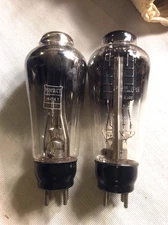 Pair (2) 4641 Philips Triode Power Output Jumbo Tube Röhren LK4250 Amplifier