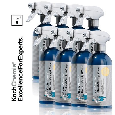 8x Koch Chemie Refresh Cockpit Care 500ml Auto Pflege Reiniger Cockpitpflege