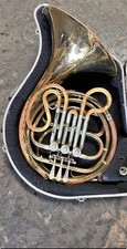 Holton Vintage Brass French Horn with Hard Case and Mouthpiece