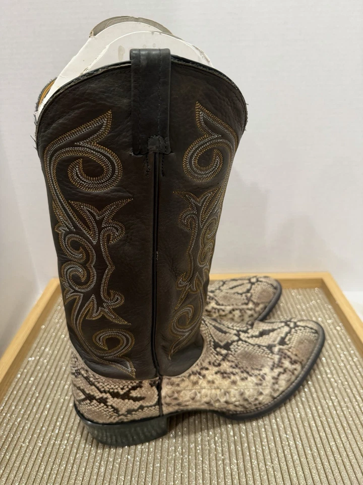 Botas Nocona Botas Pitón Talla 13D Foto 4 de 4