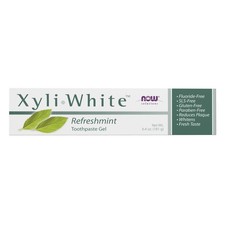 NOW Foods Solutions, Xyliwhite&trade; Toothpaste Gel, Refreshmint, Cleanses and Whiten