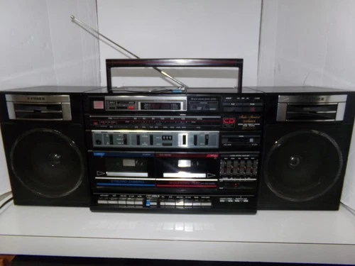 Vintage 1980s FISHER Huge Boombox Model PH-D715