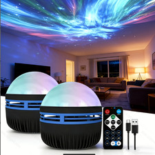 LED Ocean Wave Starry Sky Projector Lamp Night Light 14 Color Remote Control USB