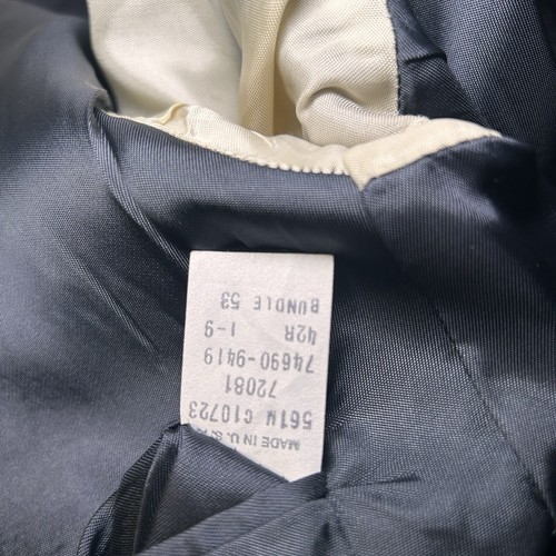 Blazer Levis Vintage Exact Para Hombres 42R Gris Oscuro Rayas Traje Chaqueta Abrigo Deportivo - Imagen 6 de 9