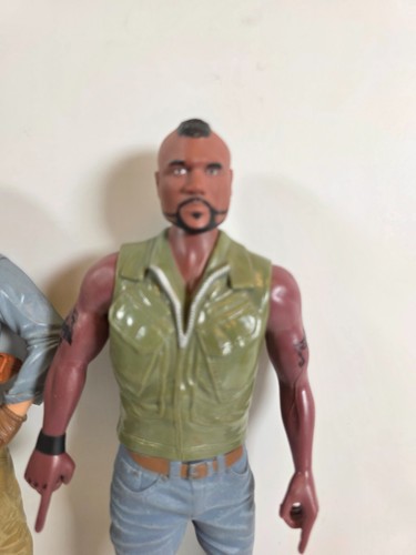 Galoob Mr T BA Baracus + Hannibal Figures The A Team 12 Inch talking - Picture 2 of 12