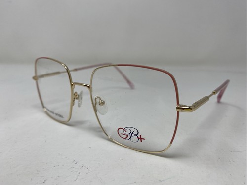 Modern GB+ EMPOWER PINK/GOLD 56-18-145 Metal Full Rim Eyeglasses Frame ...