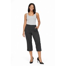 The Limited Cassidy Fit Black Collection Cropped Dress Pants 10 Preppy 101-54