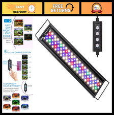 Advanced LED Aquarium Light with Timer, 24/7 Cycle DIY Mode for 12-17in Freshw