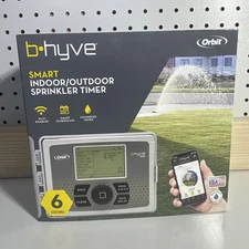 Orbit 57946 B-hyve Indoor/outdoor 6 Station WiFi Sprinkler Controller NEW Sealed