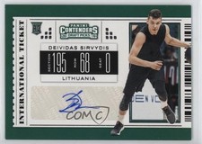 2019 Contenders Draft Picks International Tickets Deividas Sirvydis #5 Auto 0n8h