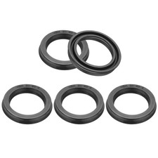 30 x 40 x 6mm Oil Seal 5 Pcs Lip Seals Nitrile Rubber Cover Radial Shaft Black