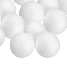 20 Pcs White Foam Balls 2.3 Inch Polystyrene Foam Ball for Crafts