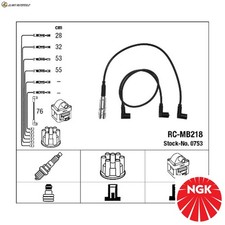 KIT TUBI ACCENSIONE 0753 PER MERCEDES-BENZ 123/Break/T-Model G-CLASS 2.3L 4cyl 123