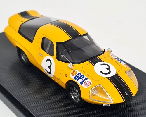 Ebbro 1/43 - Daihatsu P3 1966 Japan GP #3 Yellow Diecast Scale Model Car - Picture 7 of 7