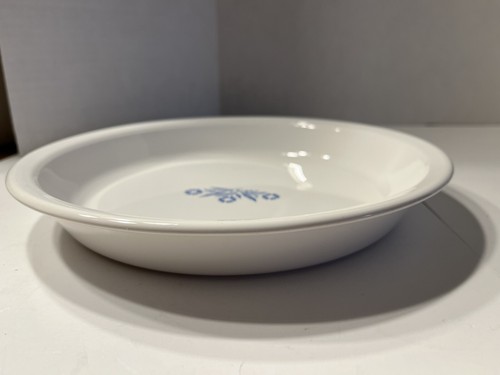 Vintage Corning Ware blaue Kornblume 9 x 1 1/4" Tortenteller Schale P-309 Made in USA - Bild 8 von 9