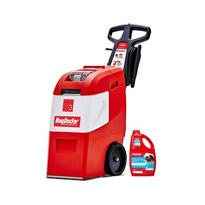 Rug Doctor X3 Commercial Carpet Cleaner   Large Red Oxy Pro Pack, Exclusiv