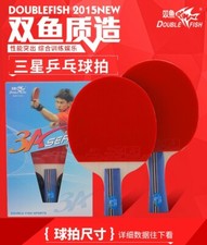  Double Fish Performance 2/3/4 Star Ping Pong Racket Table Tennis Paddle Long FL