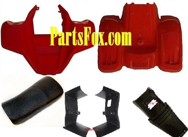 Kazuma Meerkat Plastic body grill seat Feet RED Redcat 50CC ATV