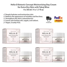 Helia-D Botanic Concept Moisturizing Day Cream, Extra Dry Skin Tokaj Wine 50mlx4