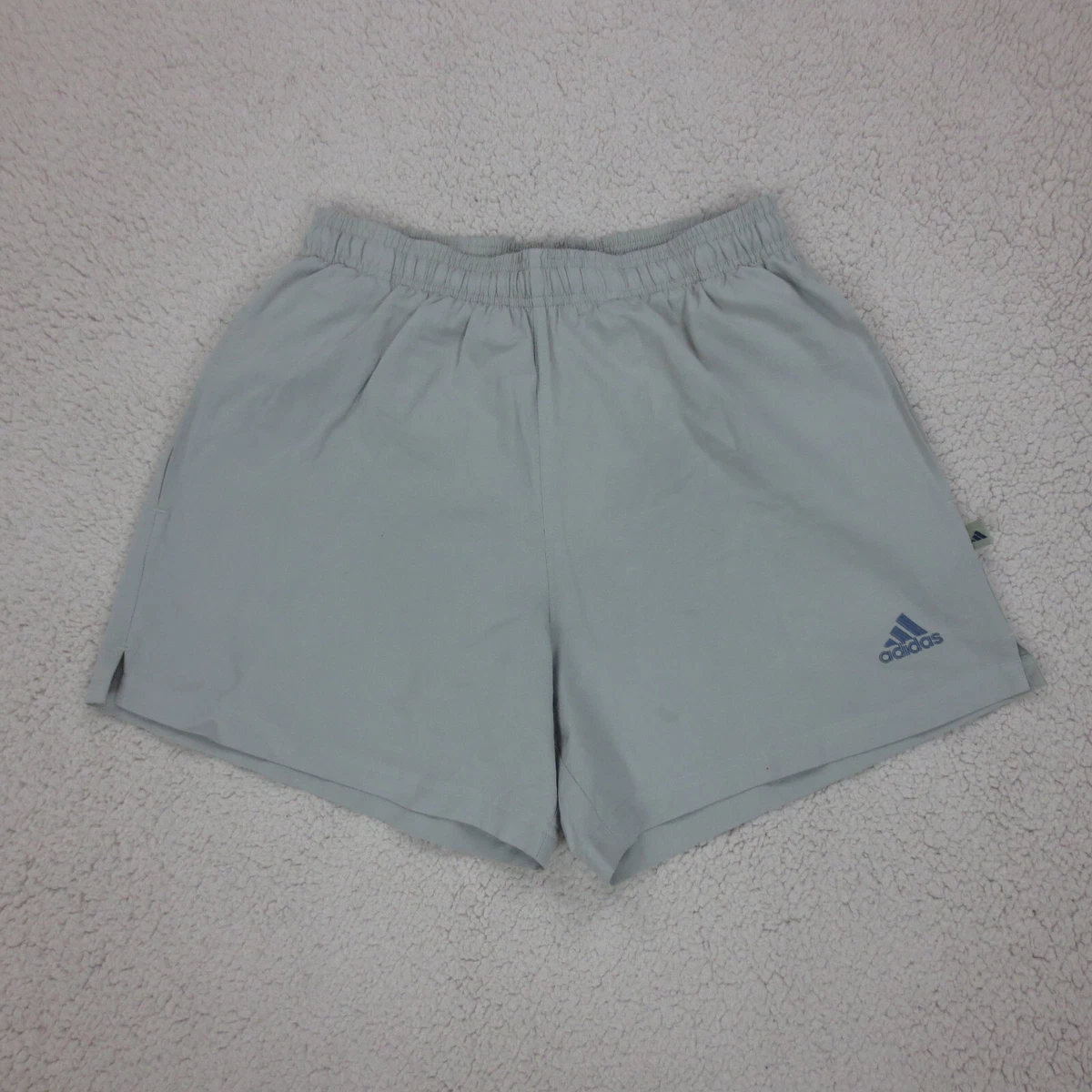 Adidas Short Femme S Gris Vintage Y2K 00s Polyester