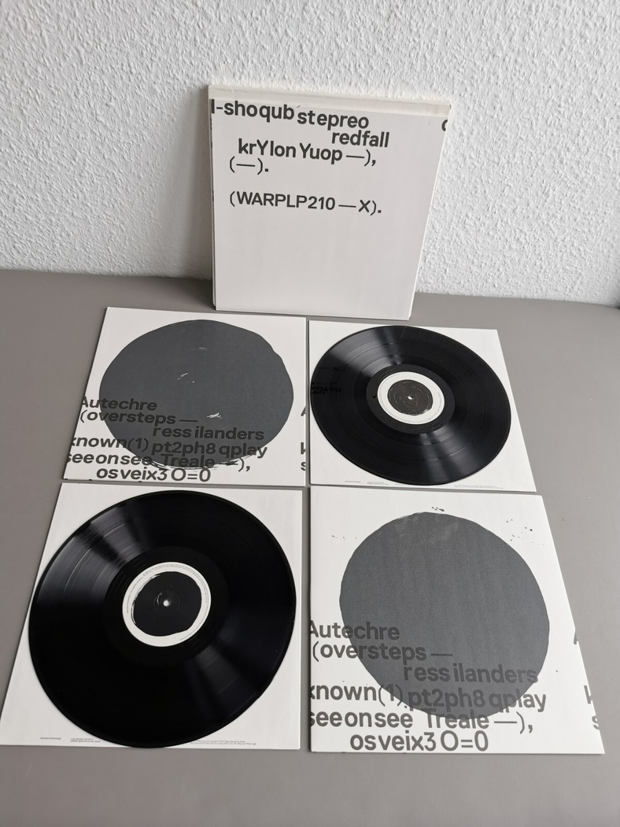 Autechre 名盤2タイトルセット！ レコード 2LP AUTECHRE original Vinyl 2LP Box Oversteps (2010 Warp Records UK