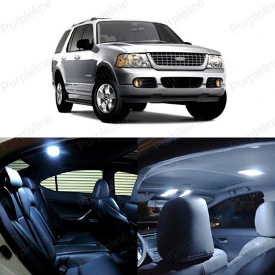 Parts Accessories 13 X Xenon White Interior Led Lights Package For 02 10 Ford Explorer Tool Lighting Lamps