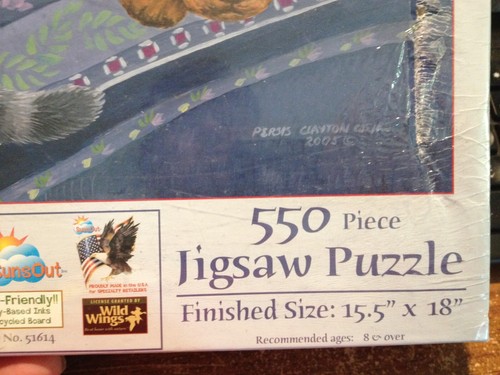Cat Dog Jigsaw Puzzle 550 Piece Nap With Friends SunsOut New Persis Weirs Sealed - Picture 2 of 4