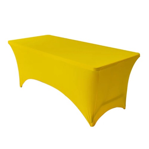 Stretch Spandex Table Cover Fitted Table Clothes for 4/6/8 Foot Rectangle Tables - Picture 16 of 42