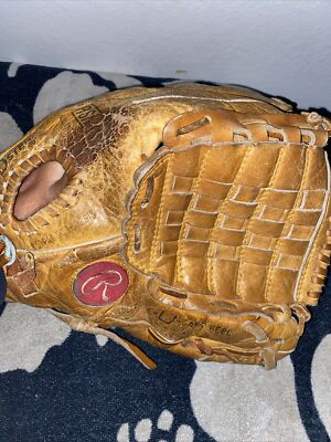 Rawlings Baseball Softball Glove Right Hand Thrower RBG4  12'' Cesar Cedeno Vtg