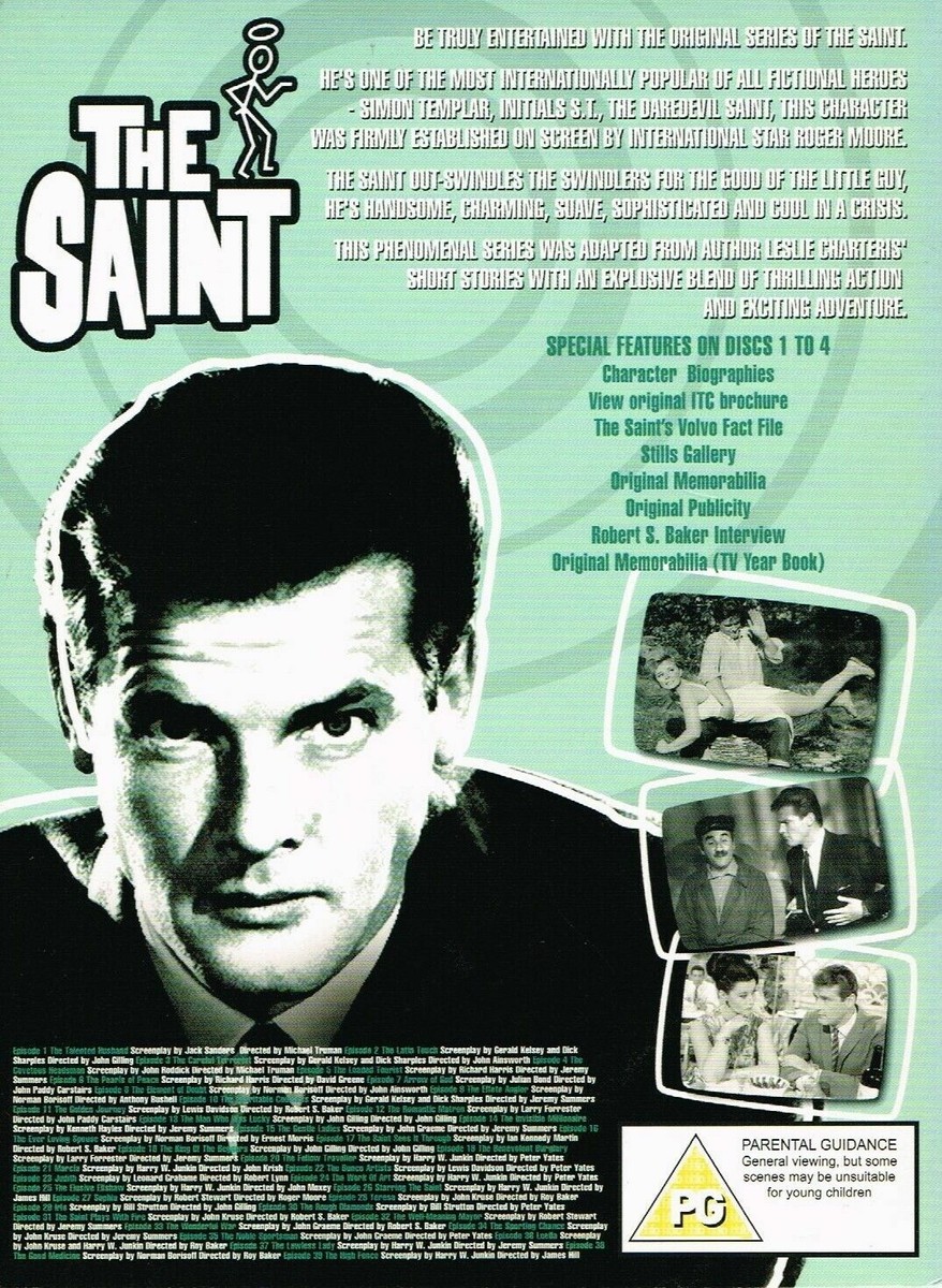 The Saint - The Complete Series 1 (DVD) (Region 2, 10-Disc Set