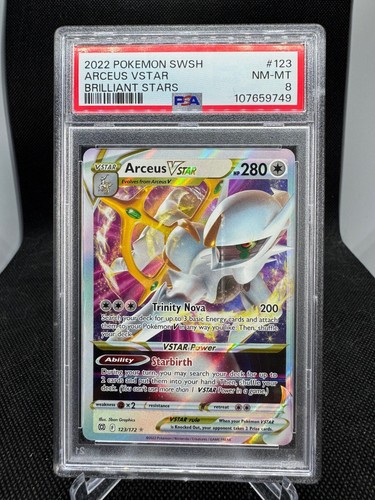 Arceus VSTAR graded PSA 8 for sale on eBay