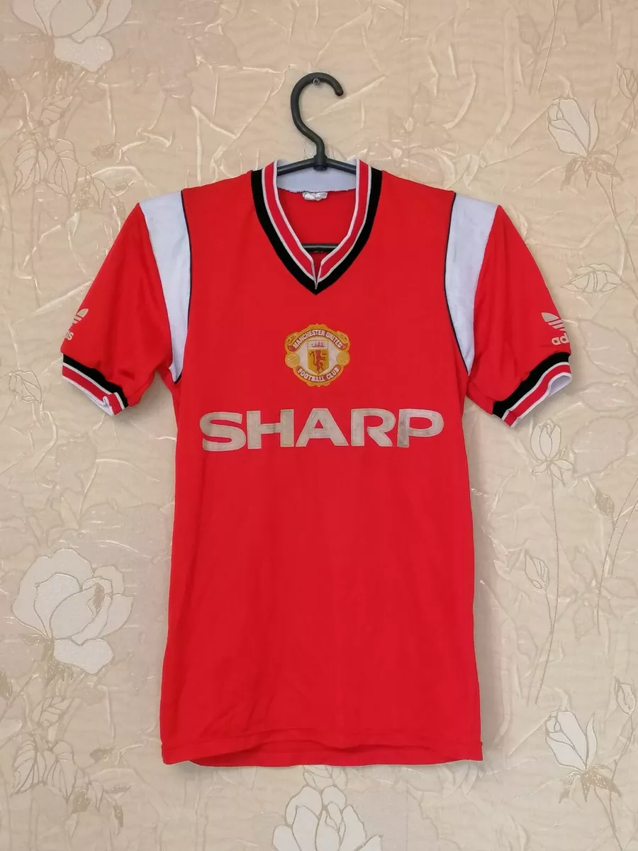 Manchester united fc 1984 hotsell adidas originals home jersey