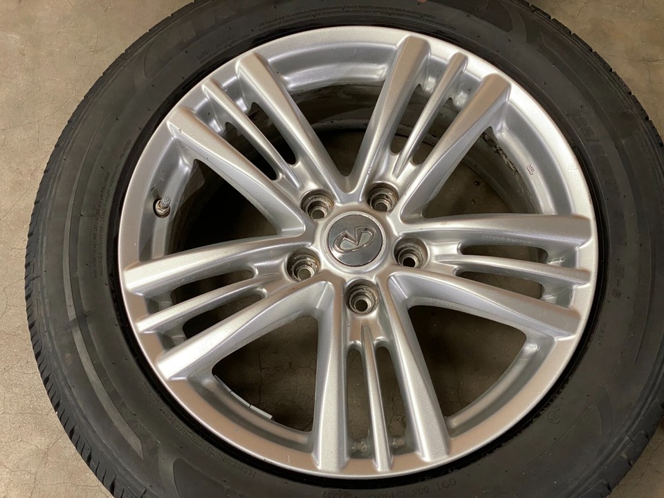 2010-2013 INFINITI G37 SEDAN WHEEL WHEELS RIMS WITH TIRES SET 17X7.5 ...