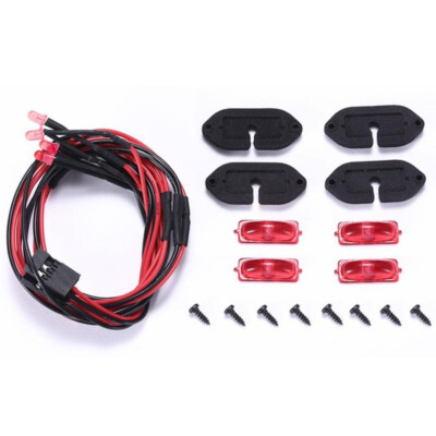 NEW GPM R/C Scale Accessories Chassis Lights Red : SCX10 III Jeep JL Wrangler