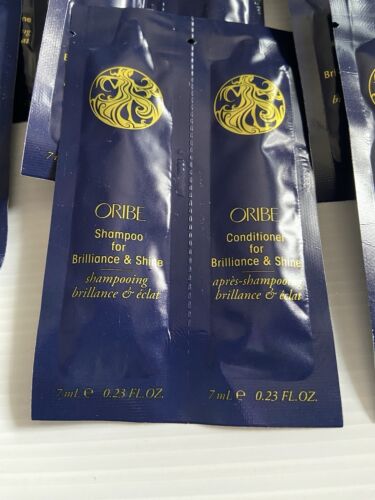 22 Sets ORIBE Shampoo & Conditioner for Brilliance & Shine 7 ml Each Pack - Picture 2 of 3