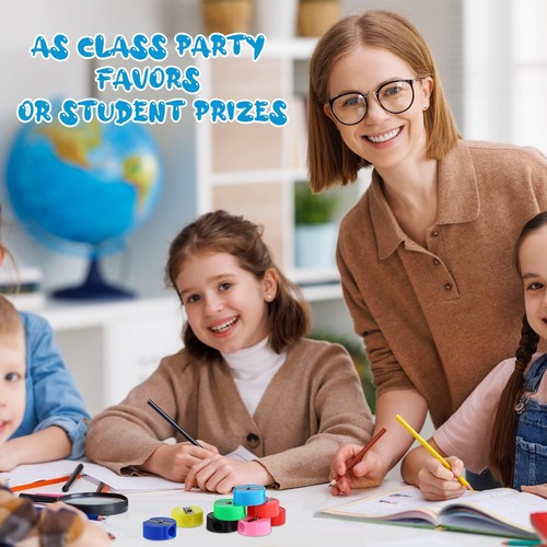 72 Pieces Pencil Sharpeners Bulk for Kids, Mini Plastic Handheld Sharpener, C... - Picture 5 of 7