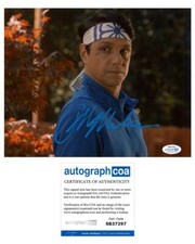 Ralph Macchio "Cobra Kai" AUTOGRAPH Signed 'Daniel LaRusso' 8x10 Photo G ACOA