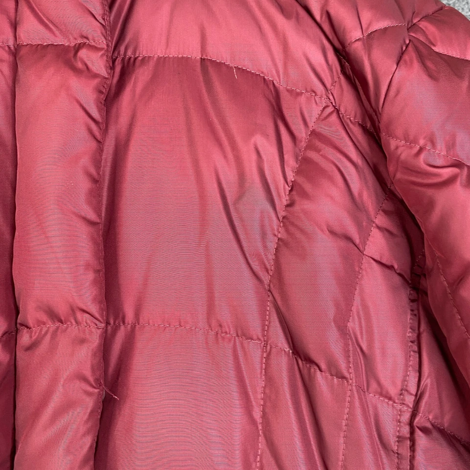 Eddie Bauer Womens Faux Fur Lodge Down Parka Coat Jacket Size TL - Image 4 of 4