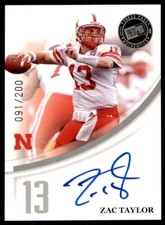 2007 Press Pass Autographs Silver Zac Taylor Auto RC /200 Bucs #NNO *Noles2148*