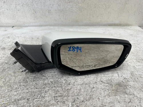 2015 16 17 18 19 CADILLAC CTS DOOR MIRROR PASSENGER SIDE USED OEM WHITE *Z894