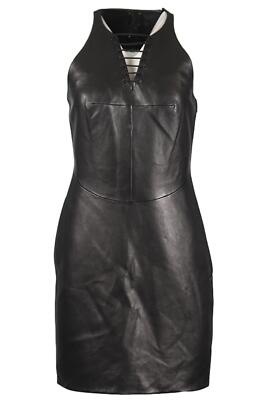 ALEXANDER WANG LEDER MINIKLEID US 4 UK 8