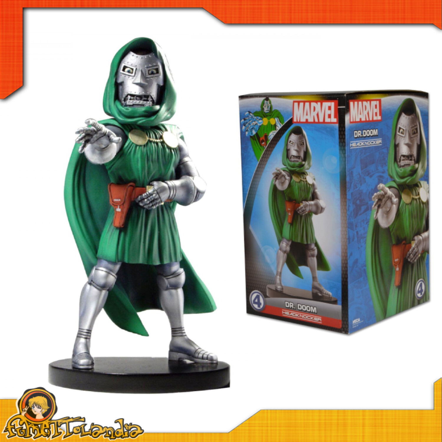 Dr Doom Extreme Headknocker 23cm by NECA Action Figure for sale online